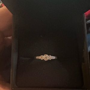 Silver ring from Zales